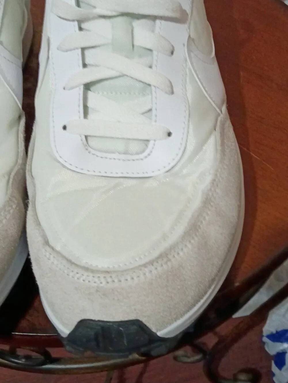 Nike Waffle Debut Shoes Mens Size 13 White Suede Low Top Sneakers DH9522-101